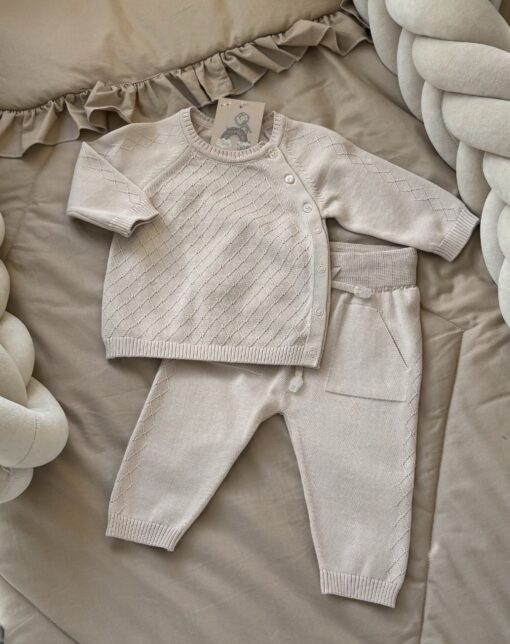 2-delige Set Beige Unisex