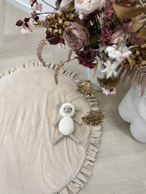 Velvety Beige Speelmat Rond
