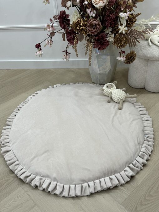 Velvety Ivory Speelmat Rond