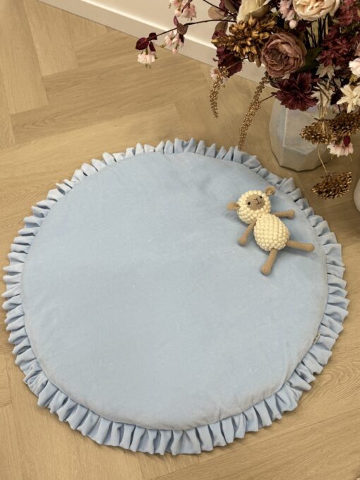Velvety BabyBlauw Speelmat Rond