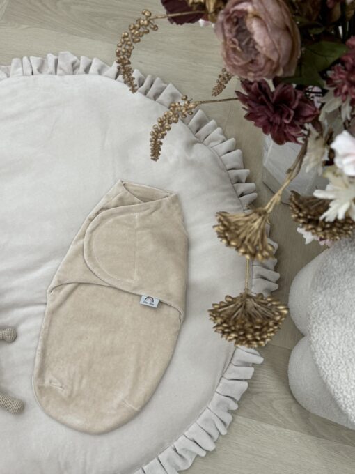 Velvety Beige Inbakerdoek