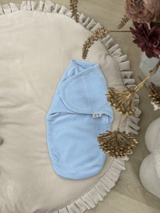 Velvety BabyBlauw Inbakerdoek