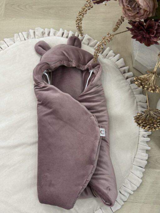 Velvety OldPink Voetenzak/Wikkeldeken