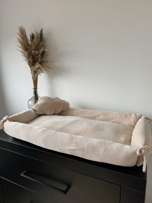 Velvety Beige Natural Cloud babynestje