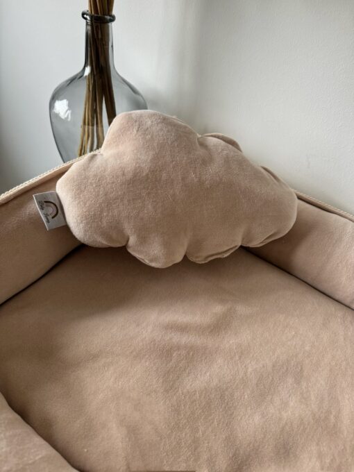 Velvety Beige Cloud Kussen