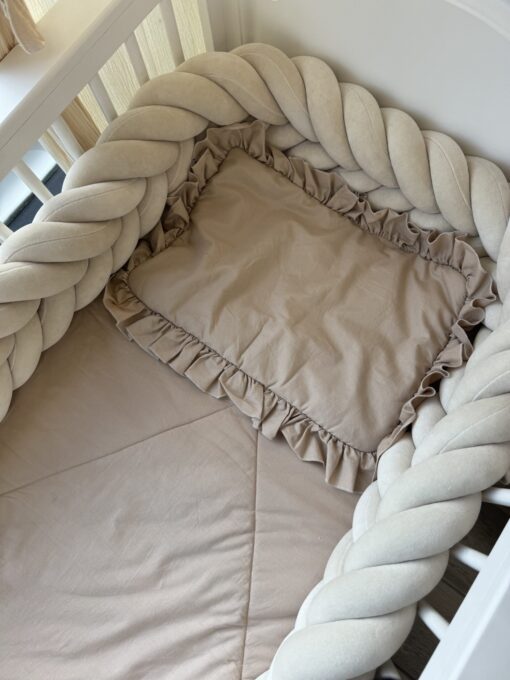 Beddengoed Set Ruffle Beige