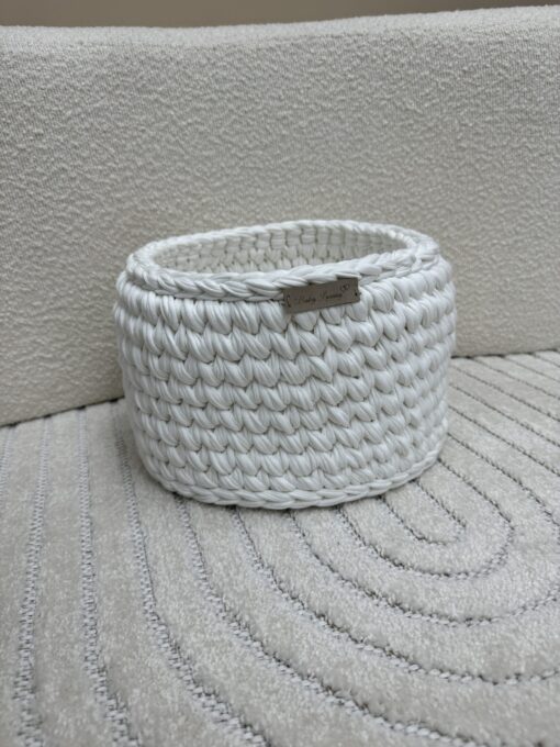 Handgemaakte Commodemand Rond Cream