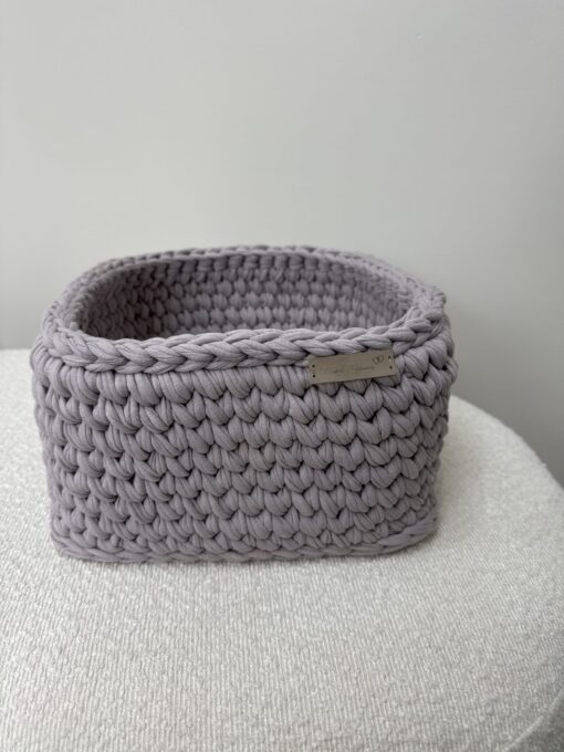 Handgemaakte Commodemand Vierkant Misty Taupe #4428