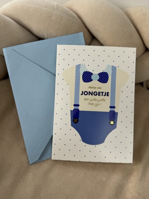 Wenskaart Hoera Een Jongetje