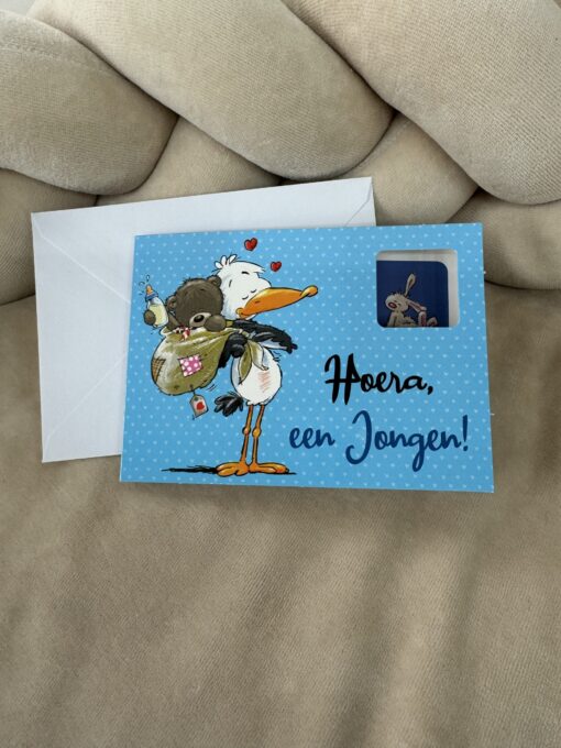 Wenskaart Hoera Een Jongen