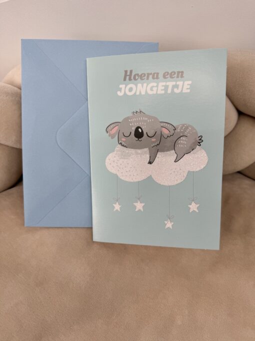 Wenskaart Koala Hoera Een Jongetje