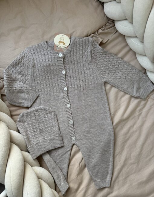 Boxpakje 2-delig unisex Taupe