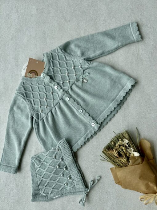 2-delige Set Unique Aqua Mint Parel