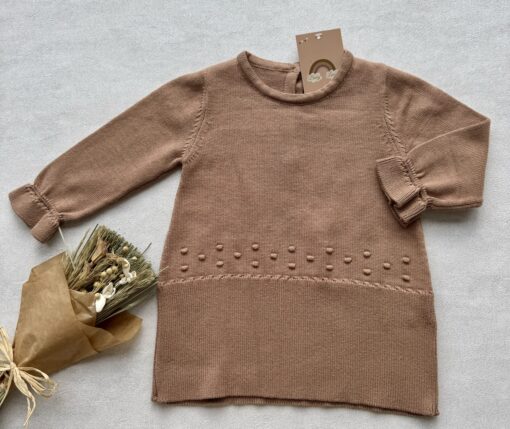 Gebreid Jurkje Dot ChestNut