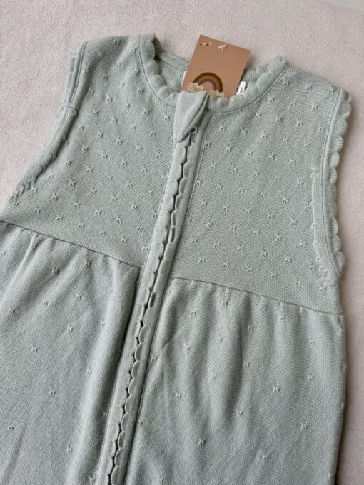 Premium Slaapzak Aqua Mint Pointelle
