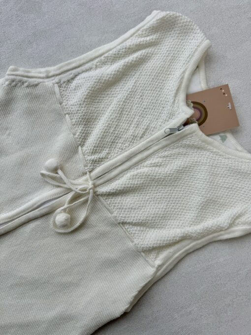 Premium Slaapzak Cream Pompon Unisex