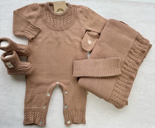 Complete Newbornset ChestNut 5-delig