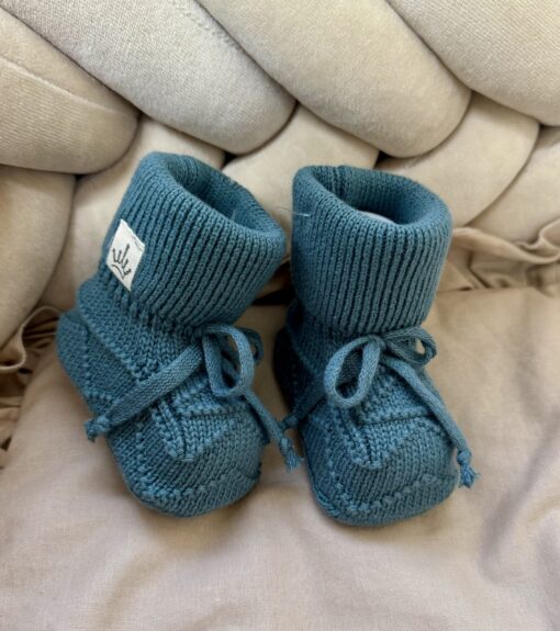 Gebreide Booties AppleGreen