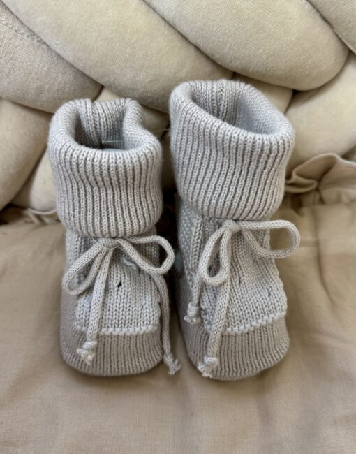 Gebreide Booties Stone