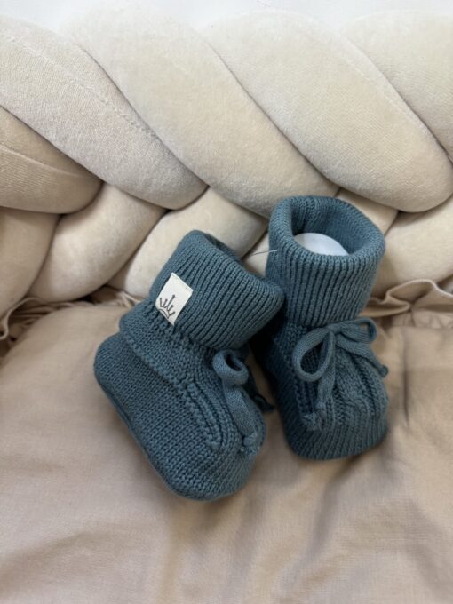 Gebreide Booties AppleGreen Unisex