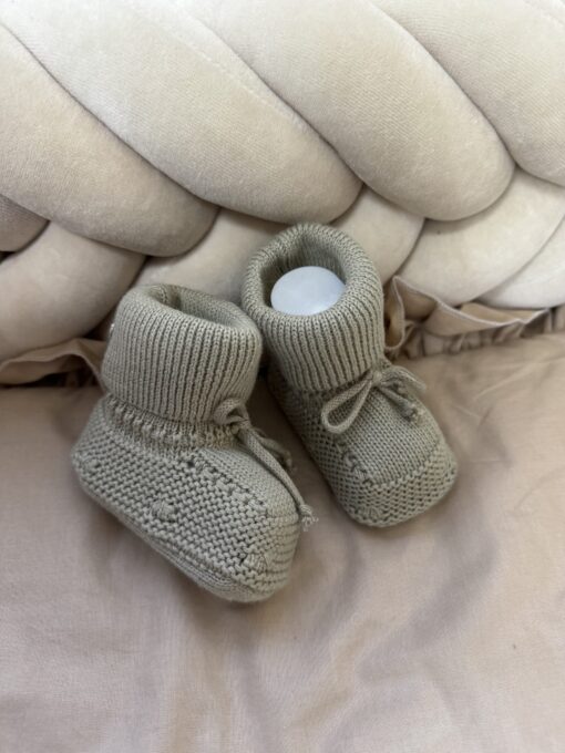 Gebreide Booties Sage Dot Unisex