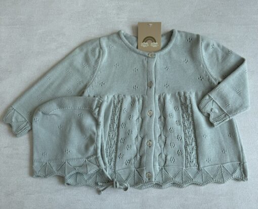 Gebreid Jurkje Flower AquaMint