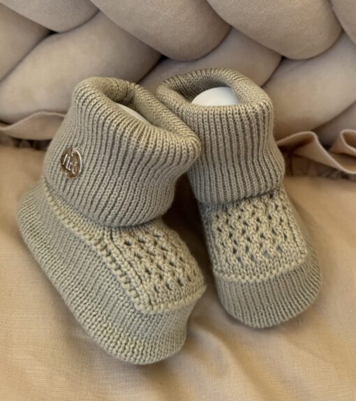 Gebreide Booties Sage Unisex