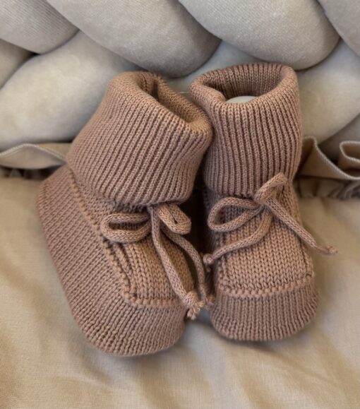 Gebreide Booties ChestNut Unisex