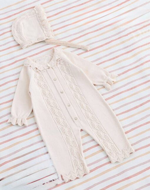 2-delige Set Ruffled Majestic Beige