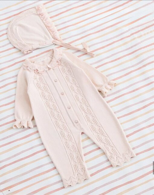 2-delige Set Ruffled Majestic Roze
