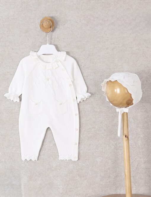 2-delige Set Ruffled Cream