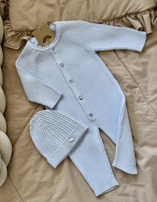 Gebreide set 2-delig Comfy Blue
