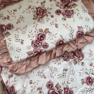 Beddengoed set Rozen OldPink