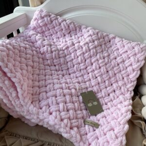 Pre-order Handgemaakte BL FLUFFY deken LightPink