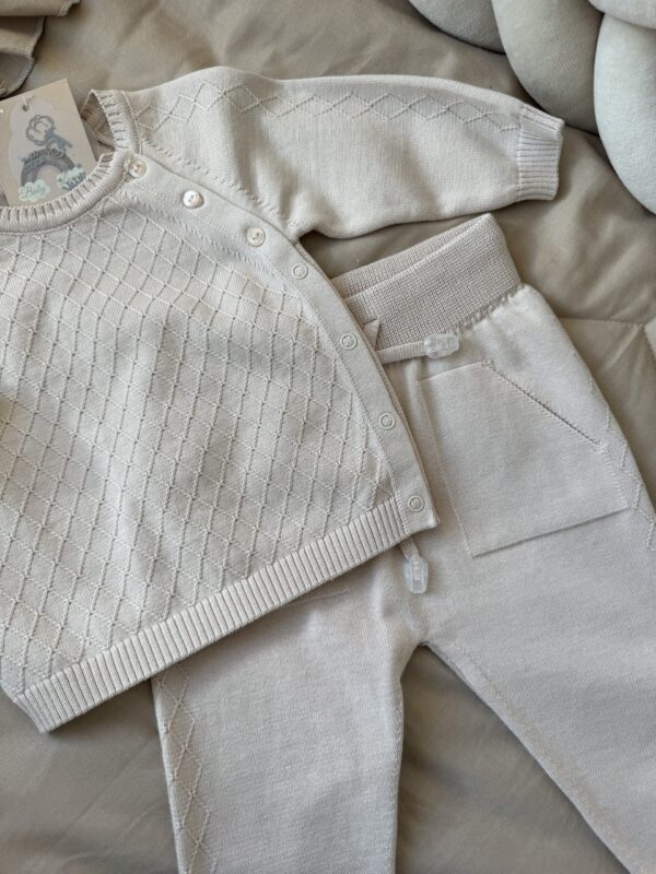 2-delige Set Beige Unisex - Afbeelding 3