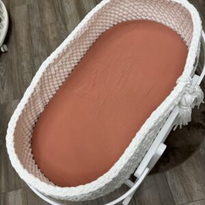 Hoeslaken Coral Katoen mozesmand/verschoonmand