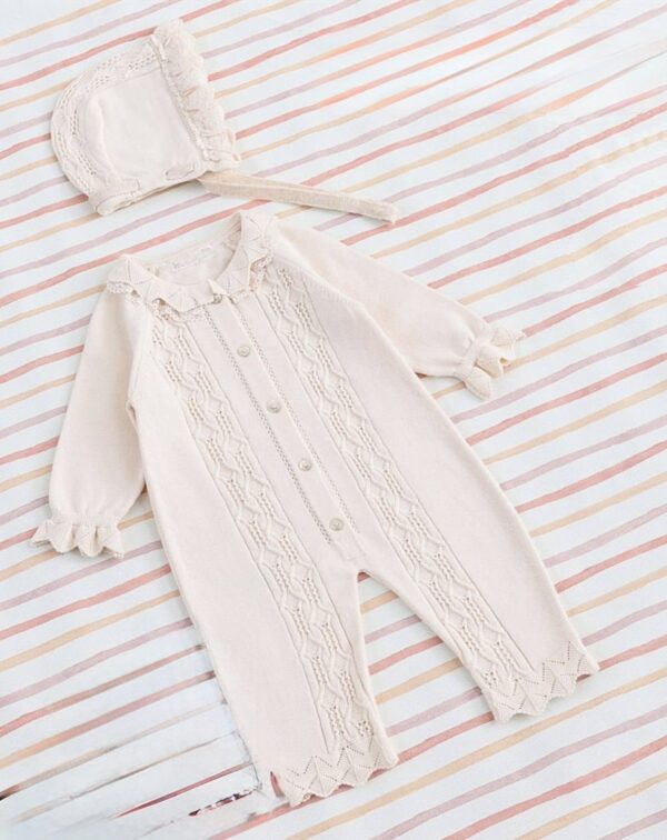 2-delige Set Ruffled Majestic Beige