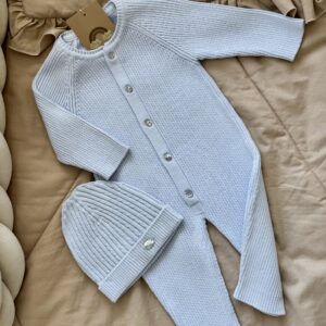 Gebreide set 2-delig Comfy Blue