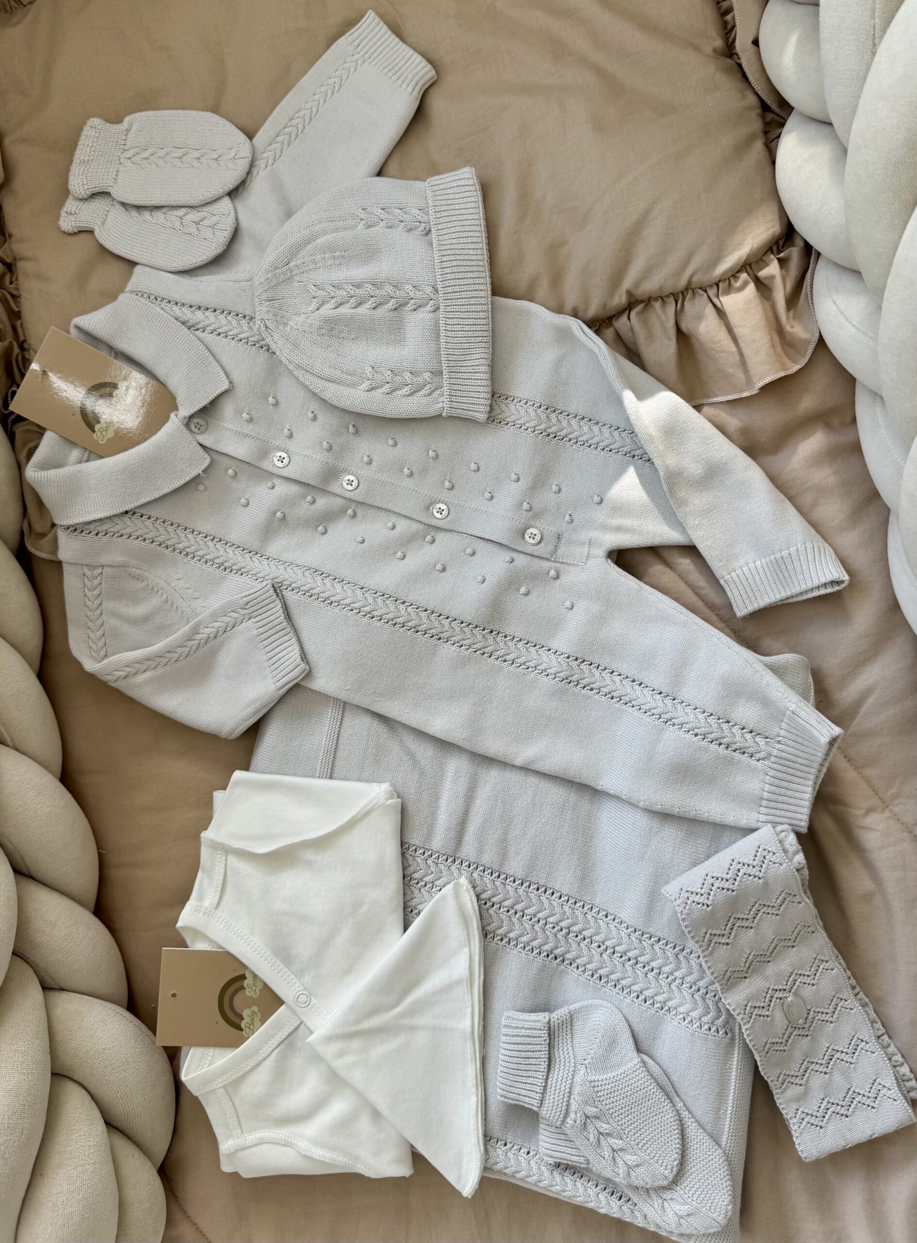 Complete Newbornset 7-delig Imperial Stone