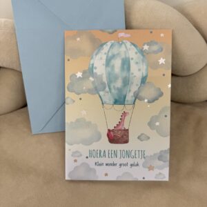 Wenskaart Klein Wonder Groot Geluk