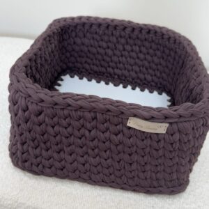 Handgemaakte Commodemand Vierkant DarkBrown