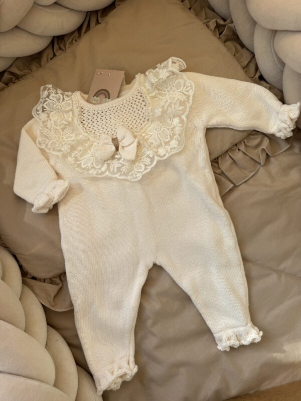 Exclusieve complete newbornset 5-delig Creme - Afbeelding 5