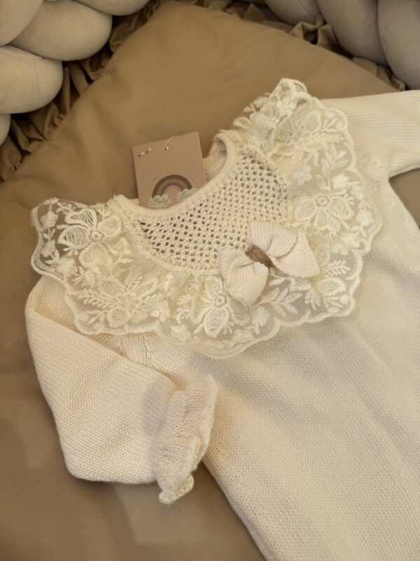 Exclusieve complete newbornset 5-delig Creme - Afbeelding 4