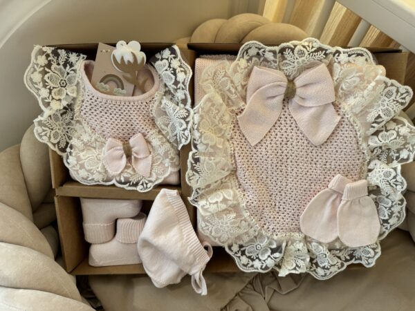 Exclusieve complete newbornset 5-delig Roze - Afbeelding 7