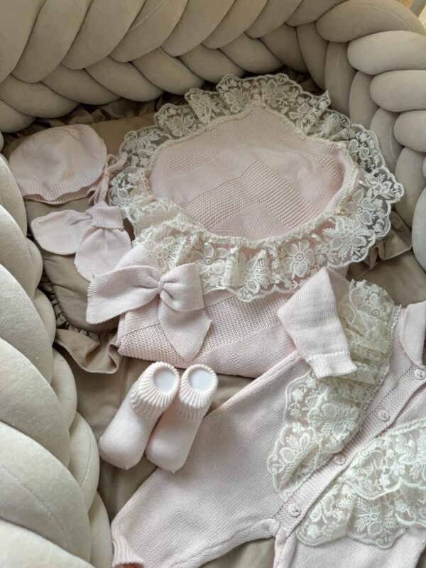 Unieke complete newbornset wikkeldeken Roze - Afbeelding 6