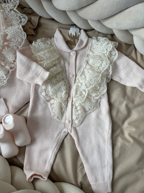 Unieke complete newbornset wikkeldeken Roze - Afbeelding 5