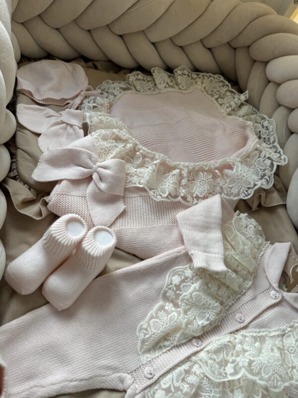 Unieke complete newbornset wikkeldeken Roze - Afbeelding 3