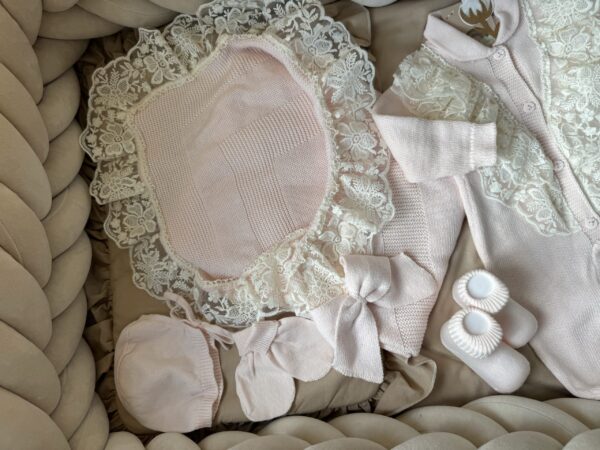 Unieke complete newbornset wikkeldeken Roze - Afbeelding 7