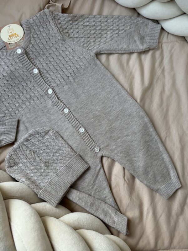 Boxpakje 2-delig unisex Taupe - Afbeelding 3