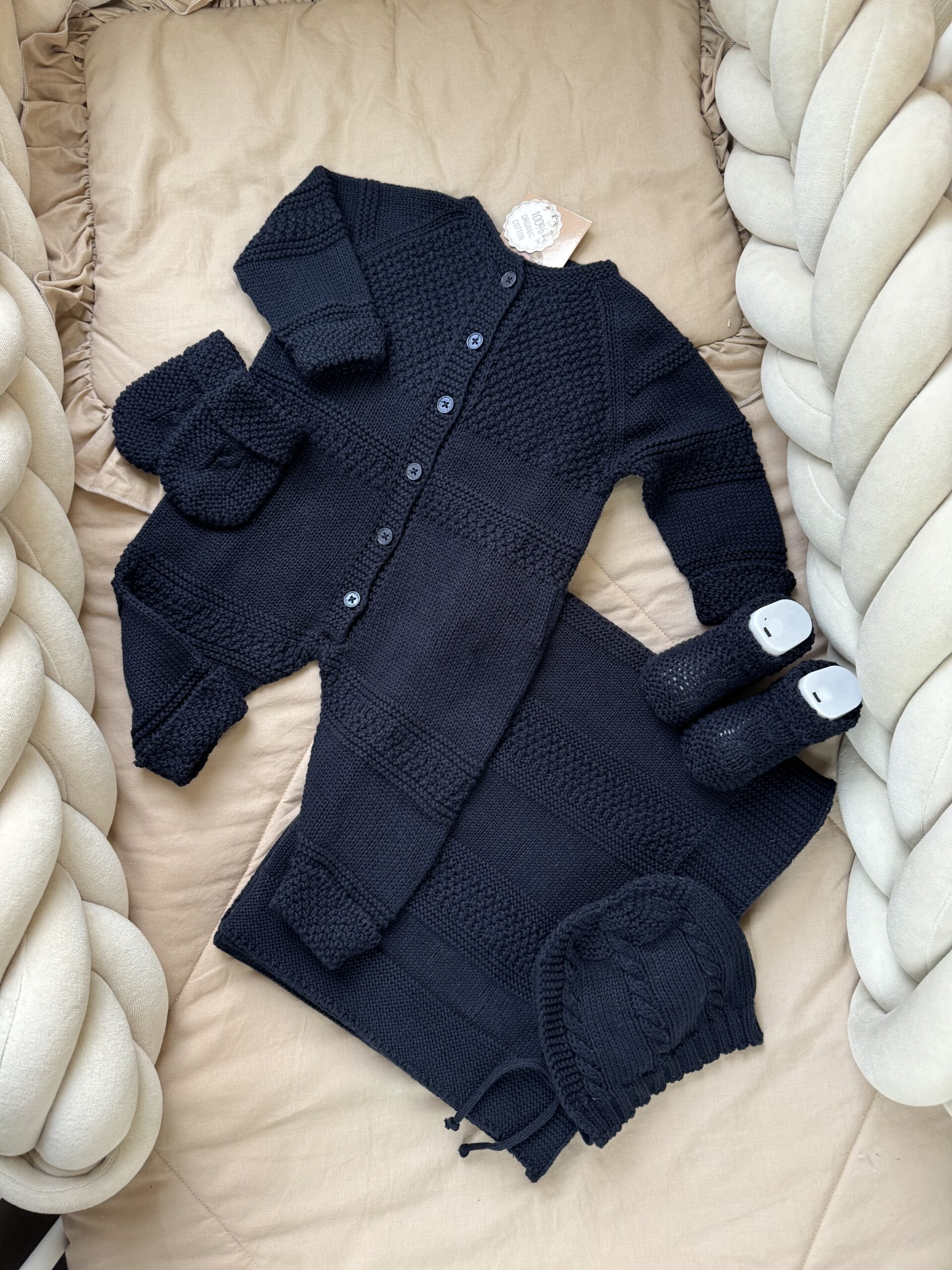 Complete Newbornset Navy Blue 5-delig